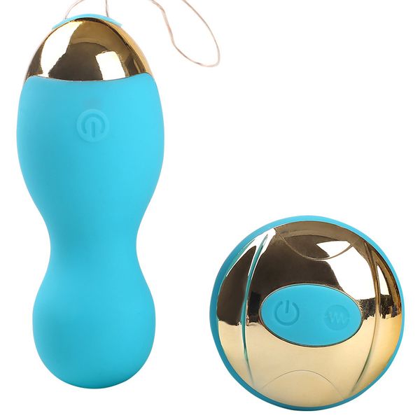 Kegel Balls Esercizio stretto vaginale USB Ricaricabile 20 Velocità Telecomando Wireless Vibrazione Sex Love Egg Vibratore Sex Toys A3 Y18102606