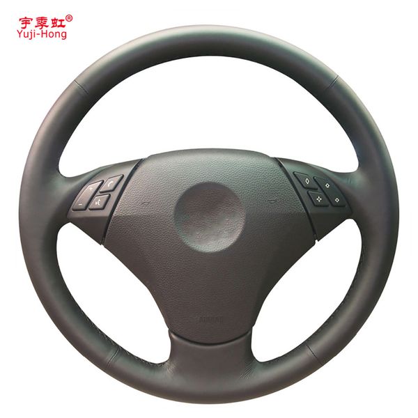 Yuji-Hong Coprivolante per auto in pelle artificiale Custodia per BMW Classe 5 E60 520 523 525 530 535 545 Copertura cucita a mano