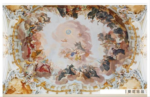 

custom large ceiling mural wallpaper european angel oil painting european ceiling mural p mural ceiling wallpapers