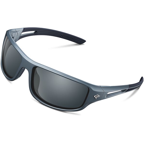 

men women fashion polarized sunglasses driving fishing hiking baseball glasses brand designer uv400 grilamid tr90 frame, White;black