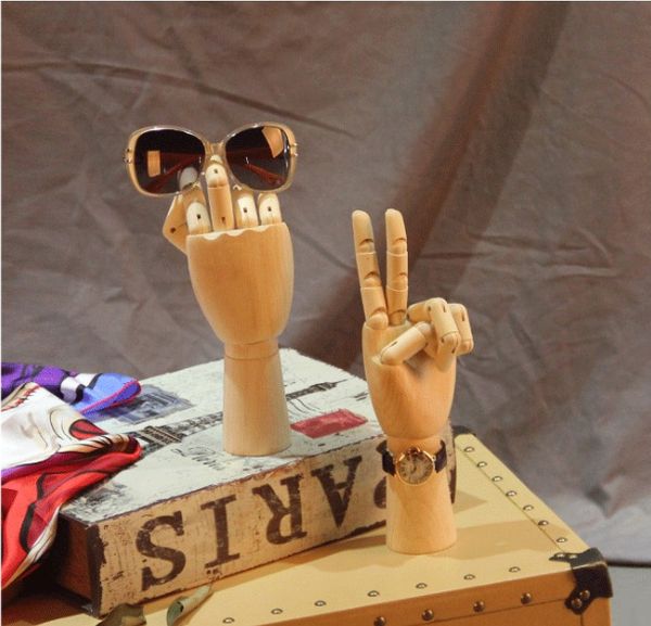 

new style wooden hand mannequin wooden 25cm mannequin hand wooden on sale, Khaki