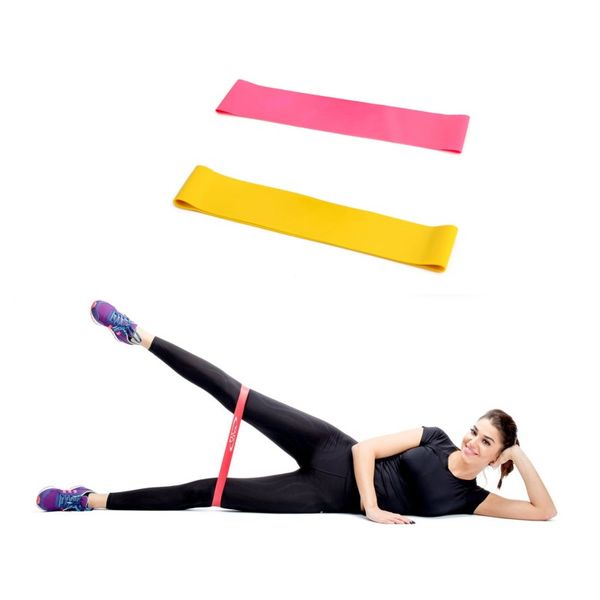 Resistance Elastic Stretch Loop Band Gym Yoga Exercise Fitness Rubber Rope Strap