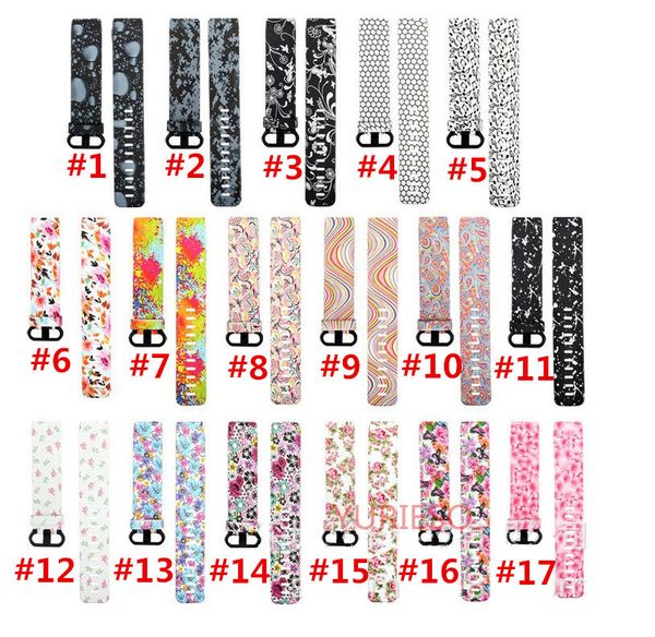 Nova substituição pintada pulseira pulseira suave silicone relógio banda pulseira de pulso para fitbit carga 3 banda carga3 fitness inteligente