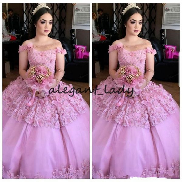 

2018 новый sheer одно плечо бальное платье quinceanera платья пользовательские 3d цветочные украшенные бисером пром платья партии vestidos д, Blue;red