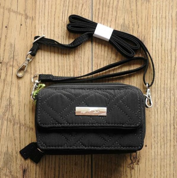 

Классический черный мультфильм с RFID все в один через плечо