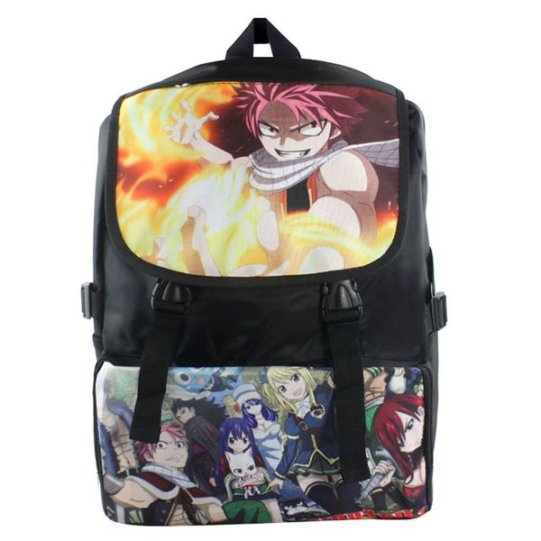 

japanese anime fairy tail natsu/lucy/erza/gray waterproof lapbackpack/double-shoulder bag/school/travel nylon bag