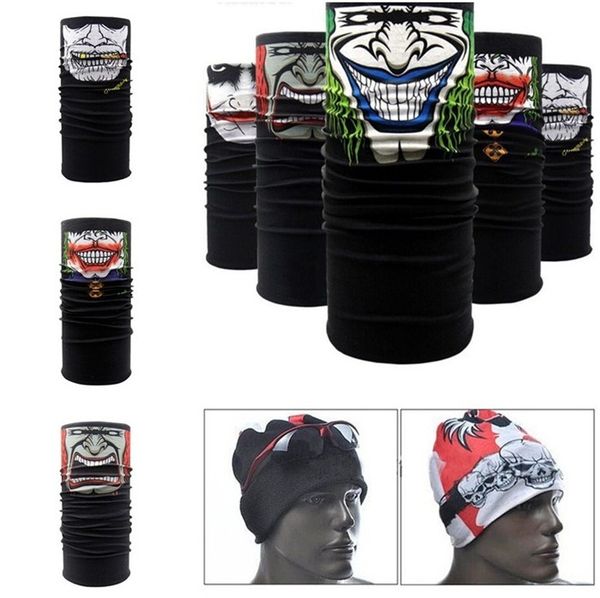 

5 styles fashion magic headscarf outdoor cycling keep warm mask skull headscarf halloween props supplies t3i0337