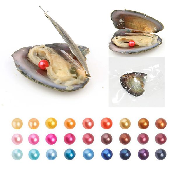 

2019 Новый Пресноводный Жемчуг Устрица Природный Круглый Loose Pearl 6-7 мм DIY Подарочные