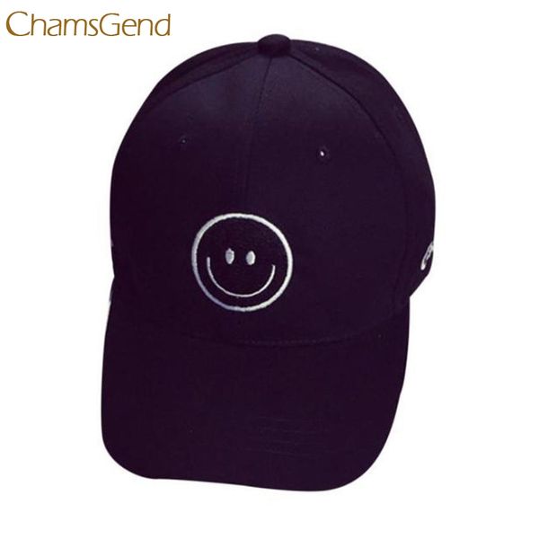 

elegant embroidery cotton baseball cap boys girls smile face snapback hip hop flat hat dec 9, Blue;gray