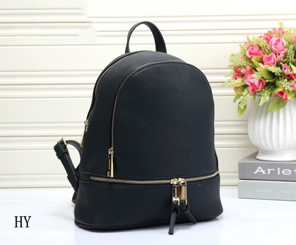 

backpacks designer fashion women lady black red rucksack bag charms model 018