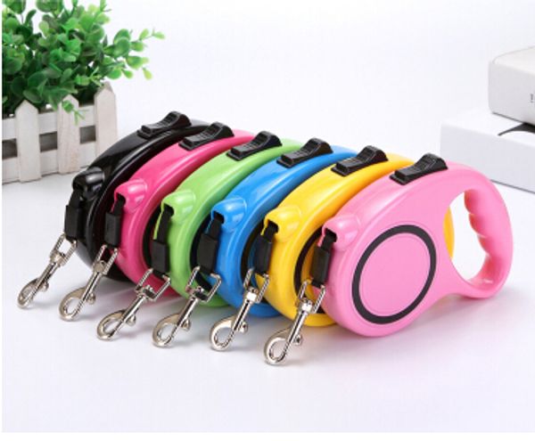 

pet dog leashes retractable automatic traction rope dog cat automatic tractor portable traction belt 3m 5m