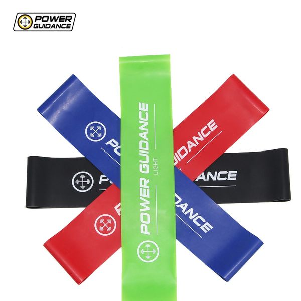 

power guidance latex resistance bands loop fitness bands -4 levels - exercise sport band for legs and arms