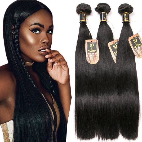 Yavida Peruvian Straight Hair 300g Full Head Virgin Straight Human