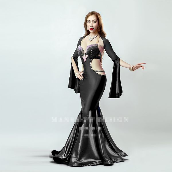 

belly eastern desert swings baladi dance costumes bellydance oriental dancing costume clothes bra belt skirt dress 3739, Black;red