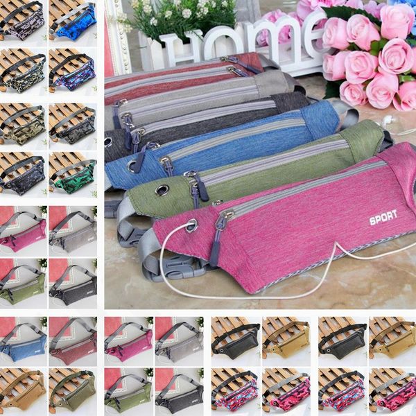 

men and women motion waist belt bag run close to the body burglarproof invisible leisure waist pack t7d069