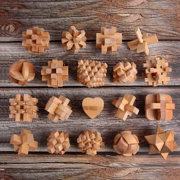 

новый дизайн iq brain teaser kong ming lock 3d деревянные блокировки burr пазлы игры игрушки интеллектуальные образовательные для взрослых д