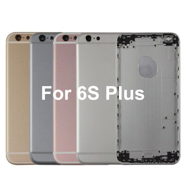 

For iphone 6 plu rear cover full hou ing back door frame battery cover with ide button complete a embly dhl