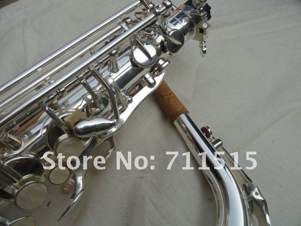 Copia strumenti musicali Jupiter JAS-567GL Sassofono contralto E-Flat Tune Superficie argentata placcata Sax professionale con custodia