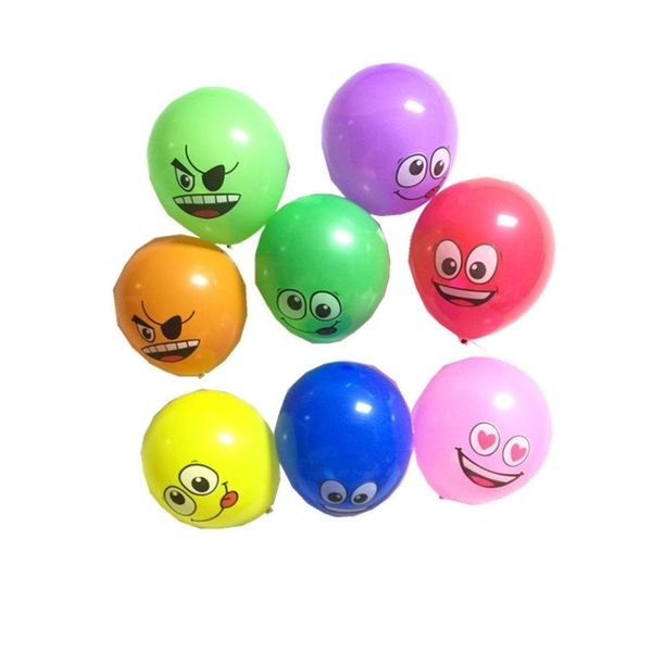

smiling face balloon atmosphere decor cartoon air balloons emoji expression colour ballute wedding arrangement party supplies event 14xh jj
