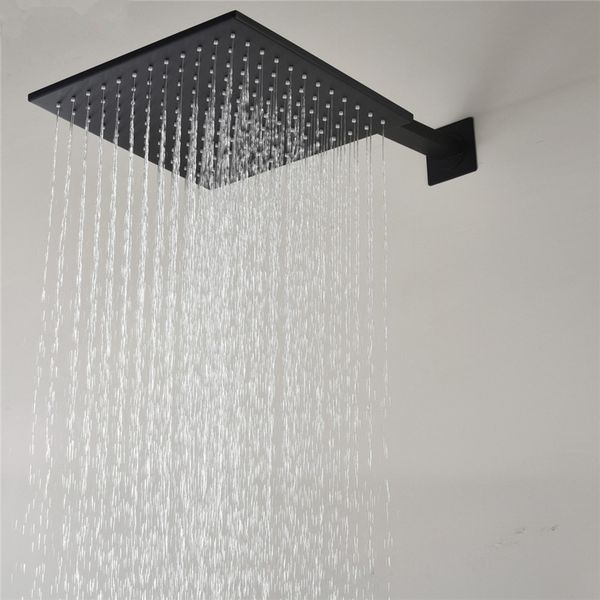2019 Black Brass Rainfall Shower Head 12 Inch Bathroom Faucet Replace Head Bathroom Ceiling Mounted Round Square From Qqq541278 93 47 Dhgate Com