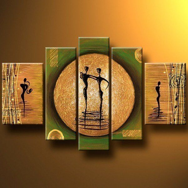 

huge wall art 5 piece painting abstract wall oil painting canvas oil paint modern art paintings living room decoration home