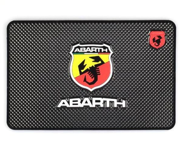 Capa antiderrapante para fiat punto abarth 500 124 stilo ducato palio emblemas emblemas acessórios interiores estilo de carro