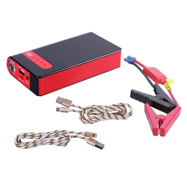 

pushidun car battery charger starting car jump starter power bank with ordinary cable and one in one yubao usb cable