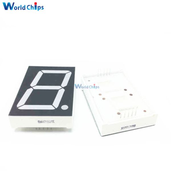 

1.8 inch 1 digit red led display 7 segment common cathode