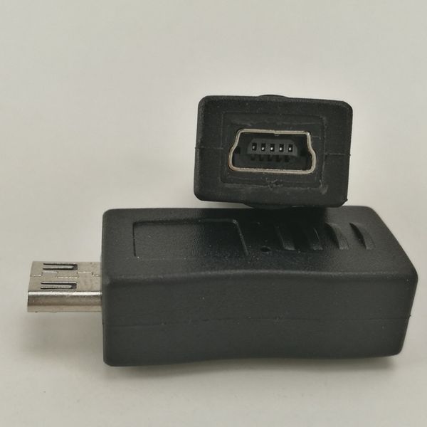 

usb connector micro usb male plug to mini usb 5pin female jack connector tablet computer adapter electrical parts 600pcs/lot