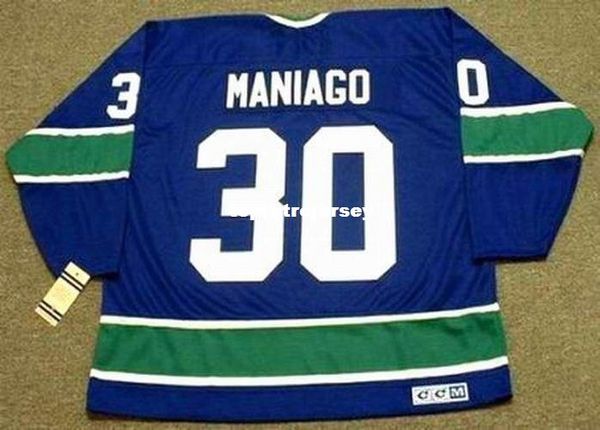 

wholesale mens cesare maniago vancouver canucks 1976 ccm vintage retro hockey jersey, Black;red