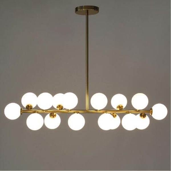 

north europe led modo chandeliers lighting dna pendant lights 16/18 globes glass lampshade chandelier led lighting fixture