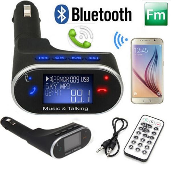 

car wireless lcd bluetooth 2.1 handusb mp3 player fm transmier modulator