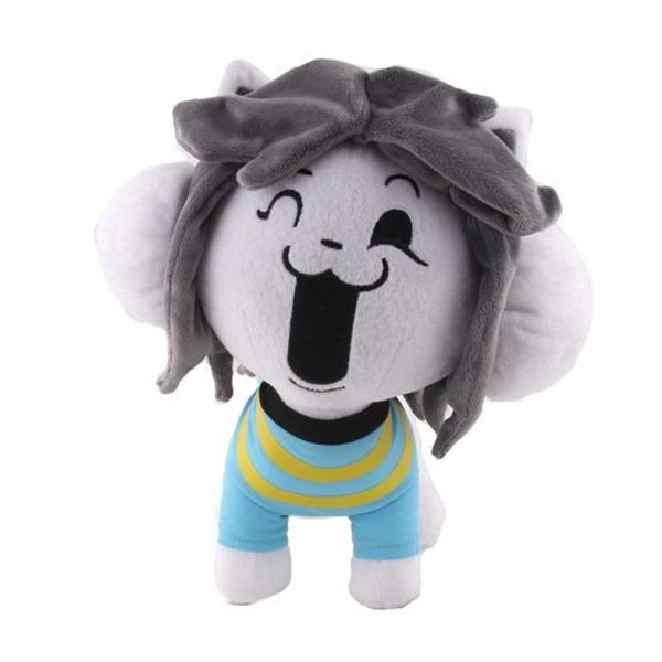 Undertale Temmie Plush Toy Stuffed Boneca 25 centímetros / 10 polegadas alto