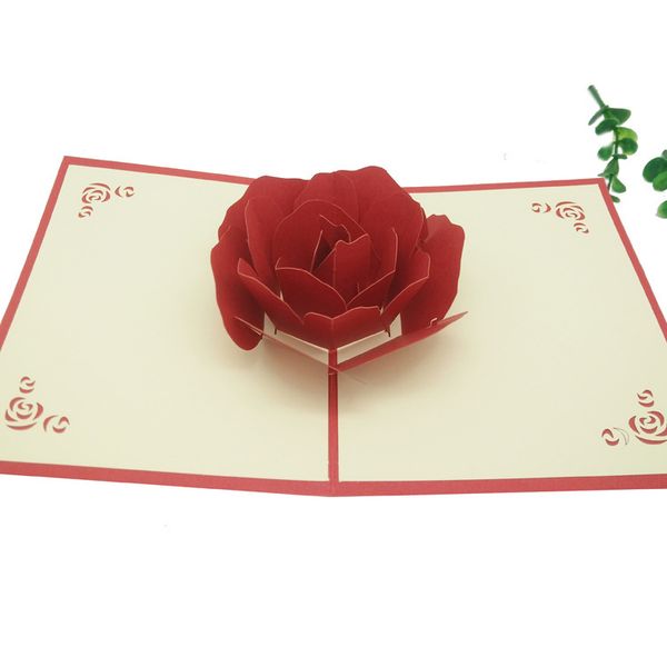 

новый день матери 3d pop up rose cards приглашения валентина любовник любовь романтическая свадьба годовщина поздравительные открытки подаро