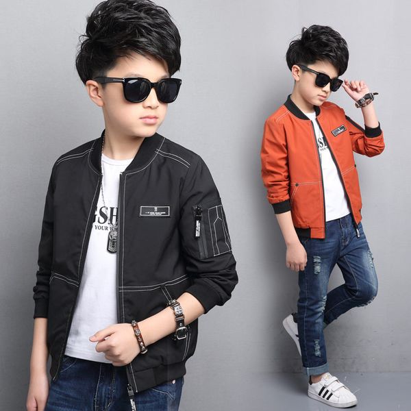 

classical boy jacket solid gentleman style retro zip coat for 4-12years boys kids children causal jacket clothing, Blue;gray
