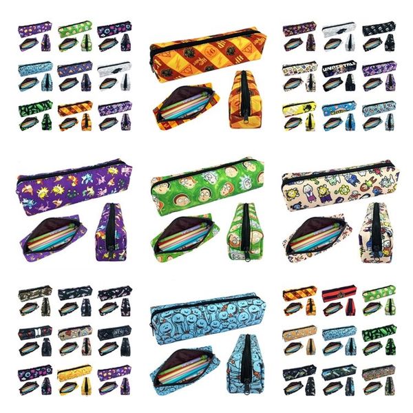 

foreign trade harry potter canvas zipper student pencil case cartoon pen bag canvas bag t7i477