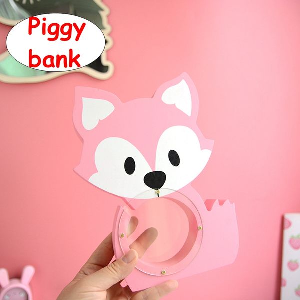 Grosshandel Holz Cartoon Fuchs Sparschwein Ins Kinder Cute Money Coin Box Hauptdekorationen Kinder Geburtstagsgeschenk Von Us Baby 10 46 Auf