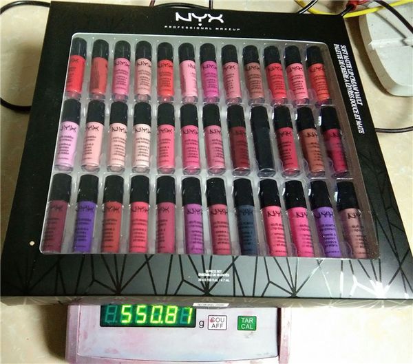 Nyx Matte Liquid Lipstick Set Non Stick Cup Rouge A Levre Lipgloss Lip Gloss Kit Dhl Cosmetic Elf Makeup From Lashesbeauty 1625 Dhgatecom