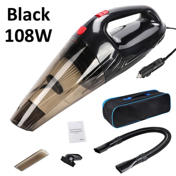 

car vacuum cleaner 120w portable handheld vacuum cleaner wet and dry dual use car vacuum aspirateur voiture 12v