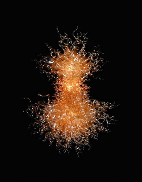 

special designed amber glass chandelier light for l villa decor modern crystal hanging led 100% hand blown glass chandelier for sale