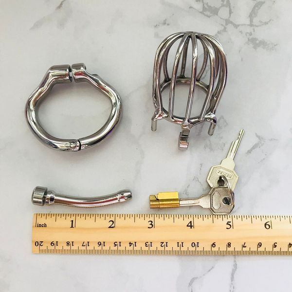

new metal 60mm cock base hinged devices cage ring chastity menjouets for chastity cage stainless curve male steel sexuelstoys for wjjl