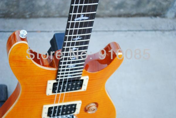 

new santana electric guitar 24 frets yellow burst