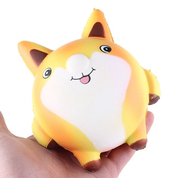 

pu simulation slow rebounding fox unzipping toy simulation animal
