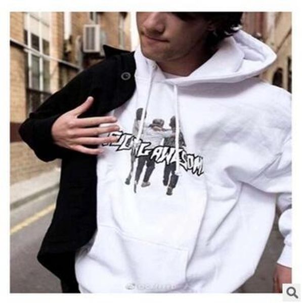 

F * cking удивительный мужская с капюшоном толстовка зима мужская Fahsion уличная флис п