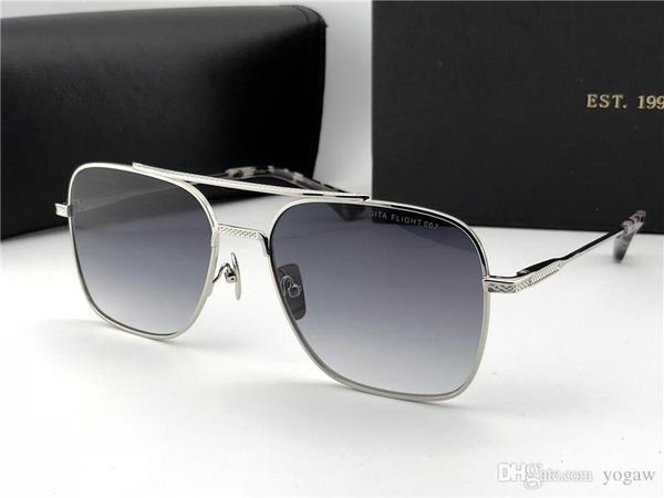 

frame de sunglasses gold square sonnenbrille sol to gradient new gray gafas sunglasses mens lenses clear pilot with box, White;black