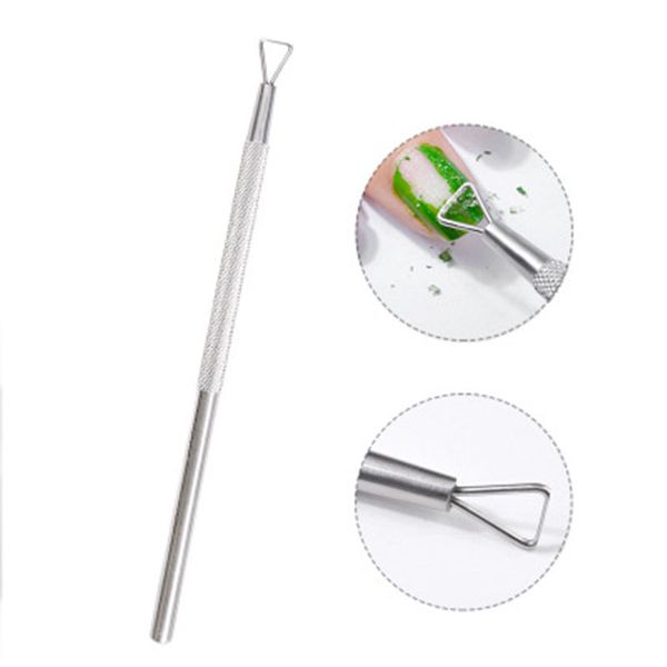 

y-xlwn manicure tools unloading planer nail polish dead skin pushing nail polish unloader easy and comfortable unloading, Silver;gold