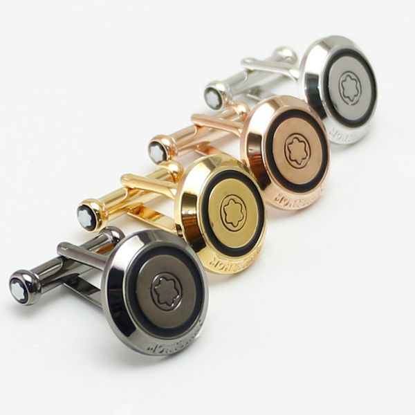 

Business Luxurious Cufflinks Man Jewellery Suit Shirt Pink Golden Grey Silvery MB Cuff Links,Men Luxury Genuine Leather MT Wallet Man Gift