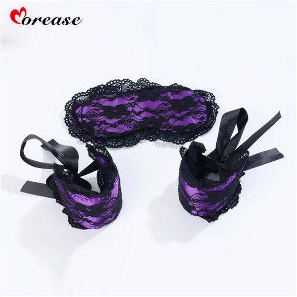

for lace fetish s924 2 in 1 bondage games blindfolded morease couples toy flirt mask handcuffs patch+for women toy xkkug