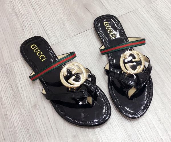 

2019 мода Европа и США Gggbrand сандалии кожаные новые туфли Женские хорошие сандалии кожаные шлепанцы женские тапочки оптом