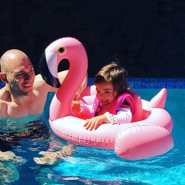 

inflatable flamingo pool float circle mattress swimming swan swim ring seat boat raft summer water fun children toys